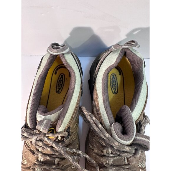 Keen Flint Steel Toe Womens Brown/Gray Hiking Shoes Size 7.5 Outdoor Adventure F - Picture 9 of 11